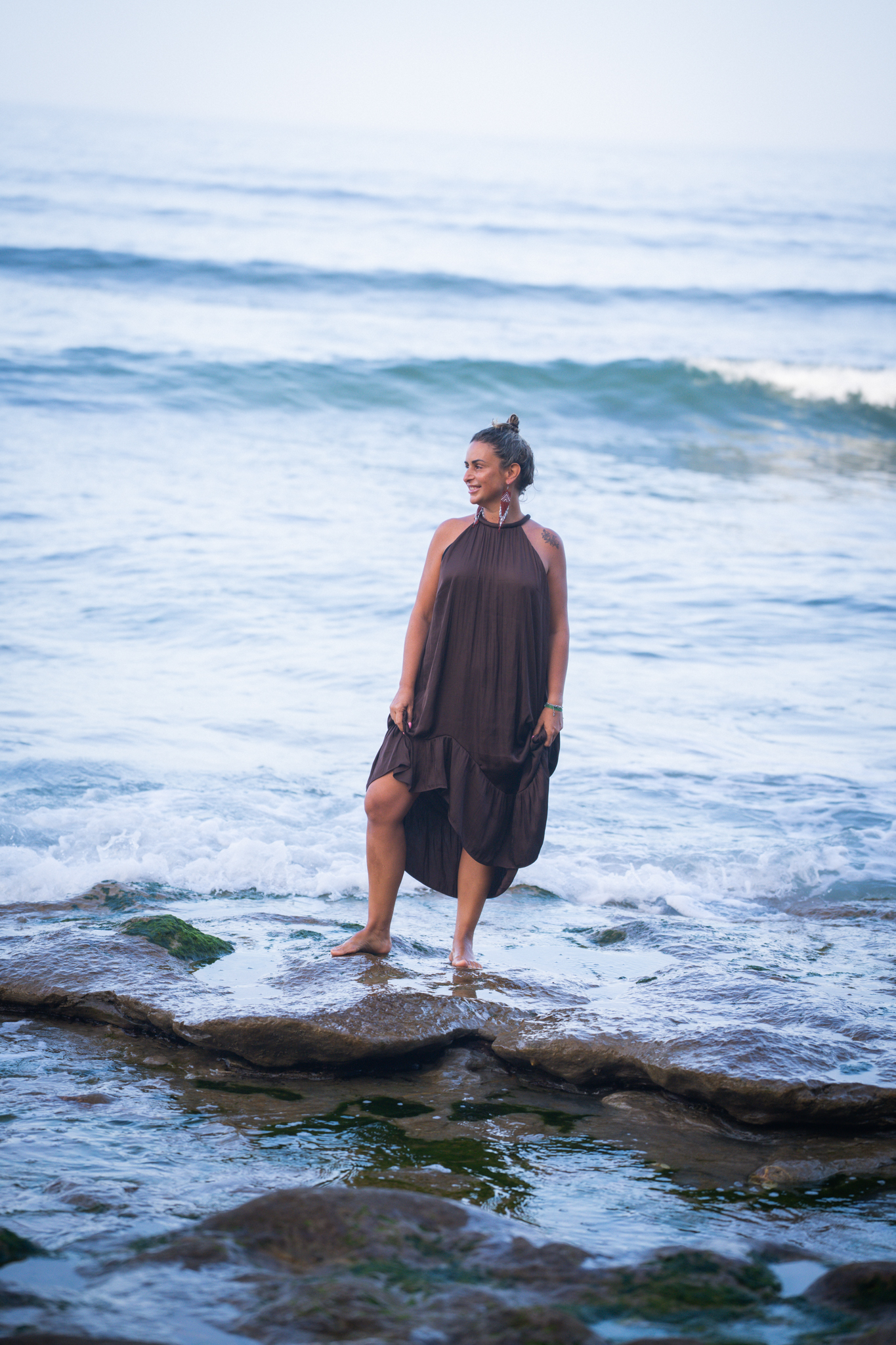Filipa Lourenço junto ao mar
